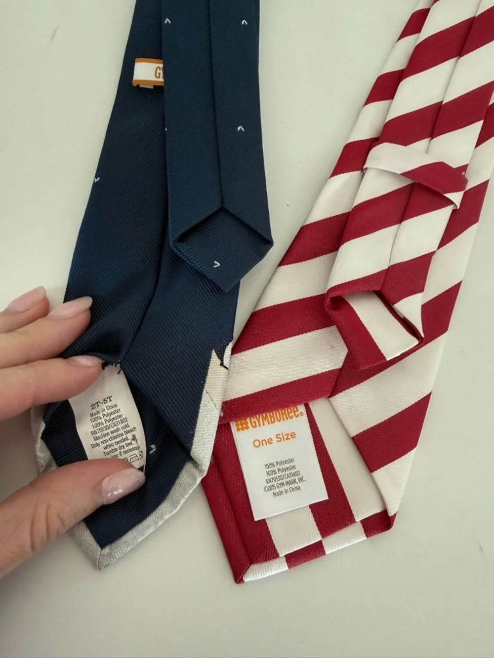 2 toddler holiday ties